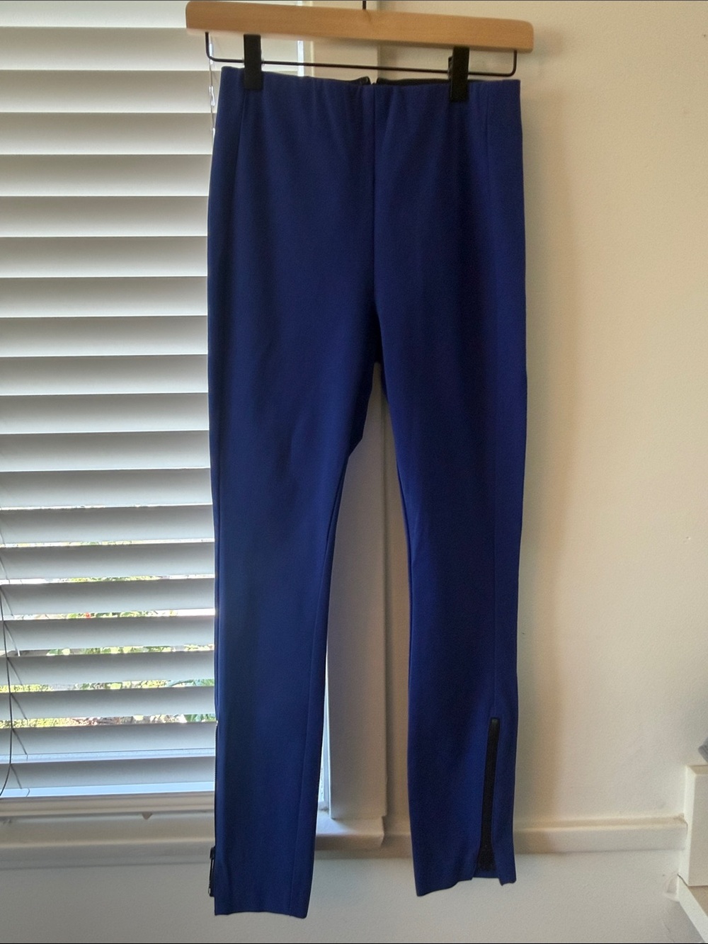 rag & bone Cobalt Blue Rib-Trim Skirt